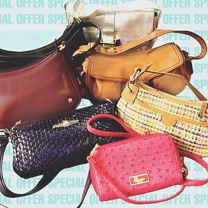 Bundle of 7 Assorted Medium/Small Crossbody and Shoulder Bags